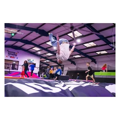 For Four, Two Hour Trampoline Park Entry with grip socks