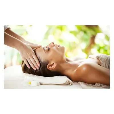 30-minute Indian head massage with a 30-minute microcurrent facial