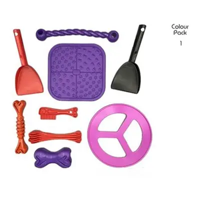 9 Assorted Pet Toys for Dogs (Col Pack2)