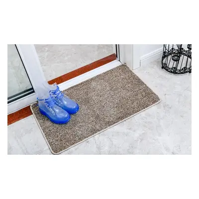 Vinsani Clean Step Runner Mat, 45cm x 75cm,Coffee