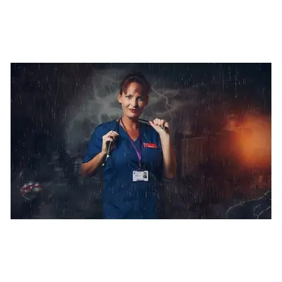 NHS and key worker superhero photoshoot with a print and downloadable image