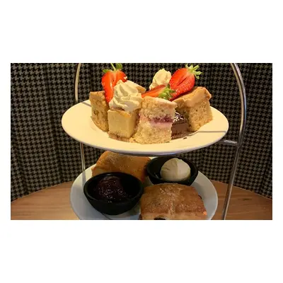 For One, Traditional Afternoon Tea with a Glass of Bubbly