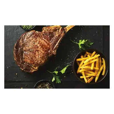 2KG Tomahawk Steak Meal for 4 (to share) with Fries and Sauces