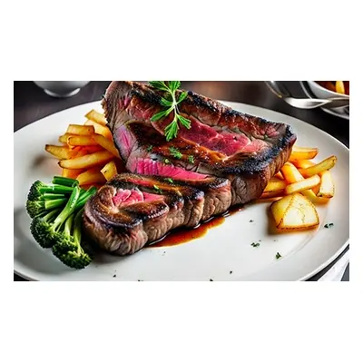 For 2, 10oz Sirloin Steak With Chips and a Glass of Wine or Beer Each; must be 18 or older with 