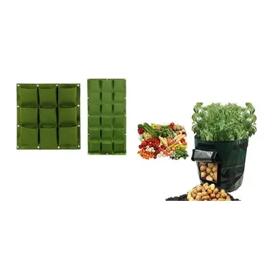 Bumper Pack of Vegetable Seeds with Vertical Planters or Planters Bag,Garden Pocket 18 and Bumpe