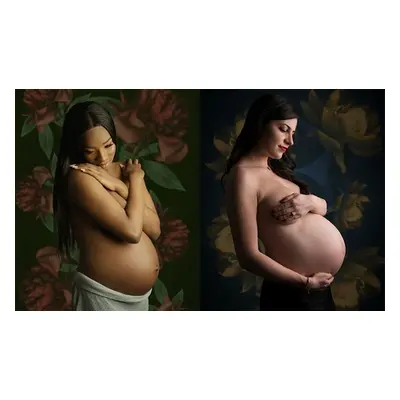 Maternity Photoshoot with Mounted Print at Memory Gate Photography