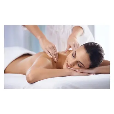 Facial with a neck shoulders and back massage