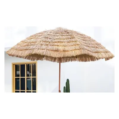 Thatched Tiki Patio Umbrella Hawaiian Hula Beach Umbrella