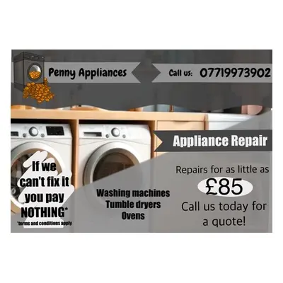 30% OFF Appliance Repairs