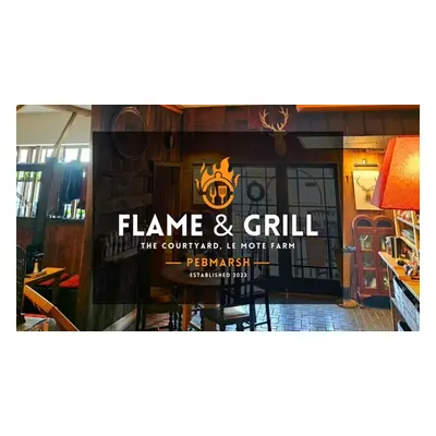 For Two, Chargrilled Minute Steak Fries Chimchurri & the Flame Salad Bar