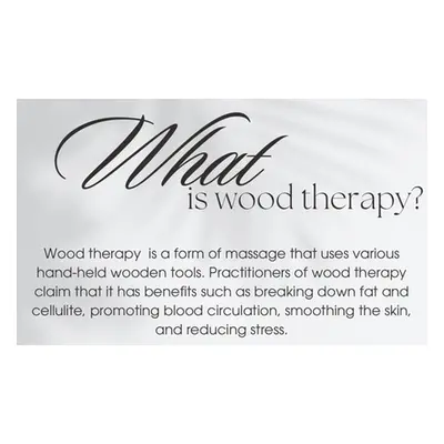 3 sessions of 60-Minute Wood Therapy Massages