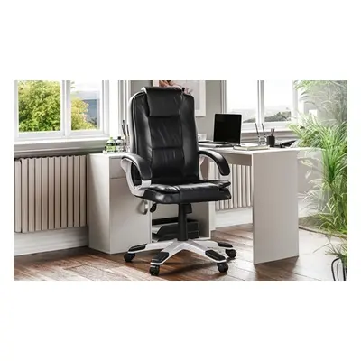 Ergonomic Padded Adjustable Office Chair,Cream