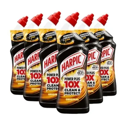 Six Packs of Harpic Power Plus 750ml