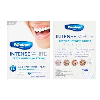 Wisdom Teeth Whitening Strips, One Pack