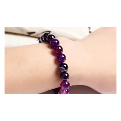 Purple Agate Bracelet, Two