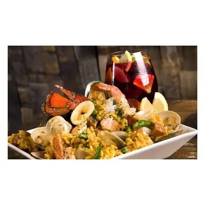 For Two, Paella Saturday with Sangria - Choice of Vegetable or Chicken & Chorizo