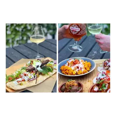 For One Person, Street Food Saturday - Any Dish Paired and Dessert with a Beer or Wine