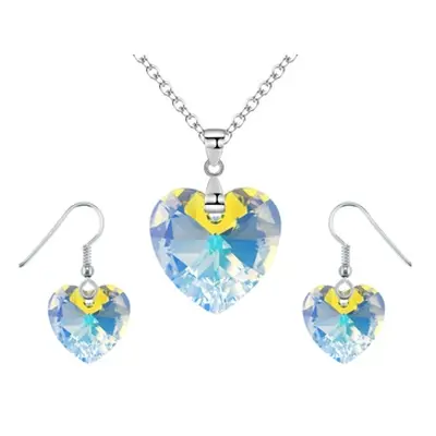 Fine Austrian Crystal Heart Jewellery Set