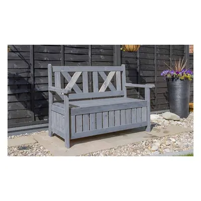 Wooden Outdoor Storage Bench