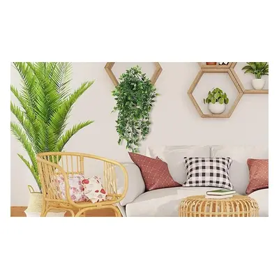 Two Piece Artificial Hanging Plants, Style 1