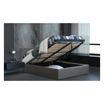 Modernique Fabric Ottoman Storage Bed, Single Bed Frame 3ft