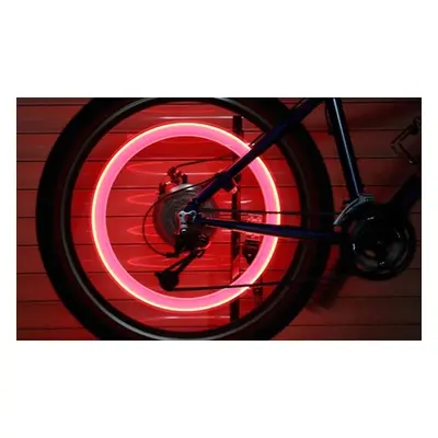 Two or Four LED Valves for Bikes or Motorcycles, Red,Four