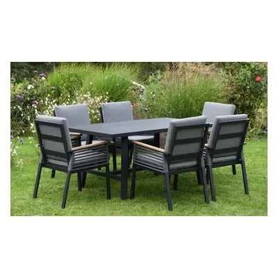 Six-Seater Aluminium Dining Set with Table