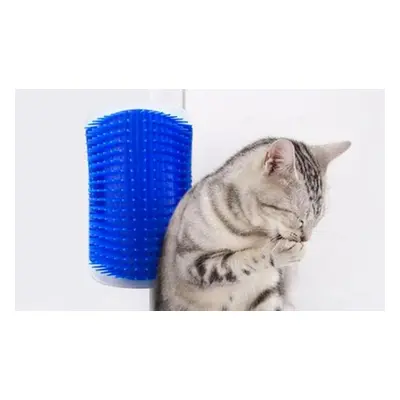 Angle Cat Grooming Brush, Blue,One