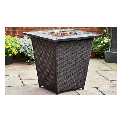 Teamson Home Rattan Outdoor Fire Pit