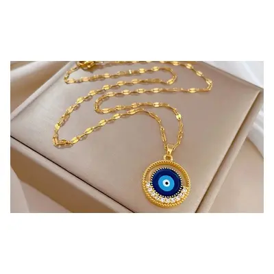 Gold Evil eye pendant