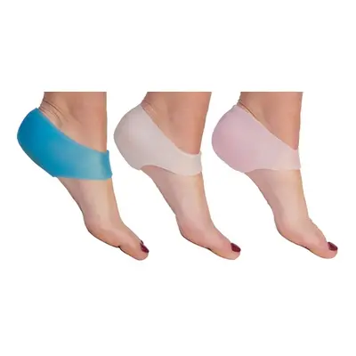 Silicone Gel Heel Ankle Sleeve, One Pair,Blue