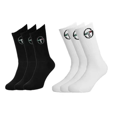 Sergio Tacchini Unisex Daily Wear Socks, Black,6-8