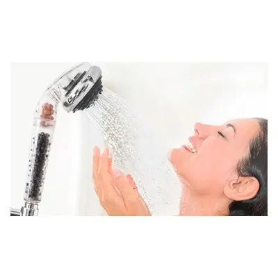 Multifunctional Showerhead with Tourmaline and Geranium, One