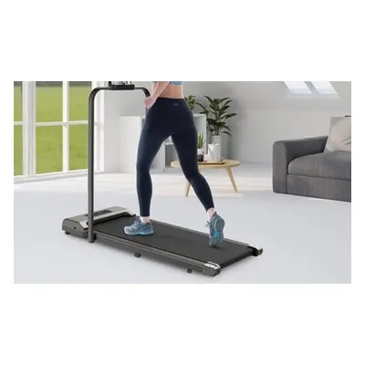 2-in-1 Foldable Treadmill with 0-6.25 MPH Speed in Various Colors, Pink