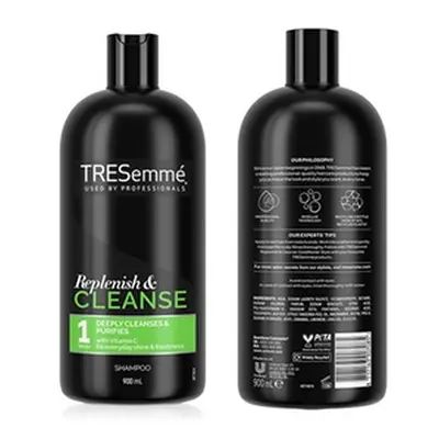 TRESemme Cleanse & Replenish Shampoos 900ml, One