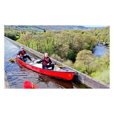 2.5 hour Aqueduct Cruise for 4 people - canoe over the UNESCO Pontcysllte Aqueduct