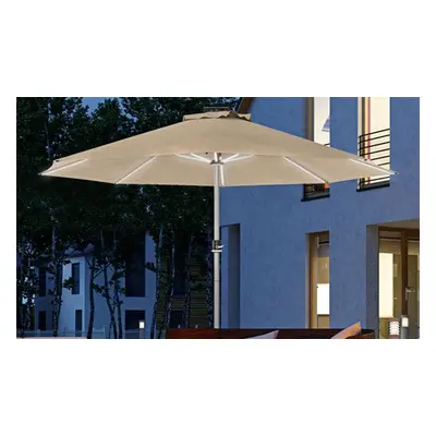 Outsunny Solar Powered Garden Parasol with Integrated Lights