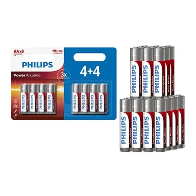 8-Pack of Philips Ultra Alkaline AA Batteries