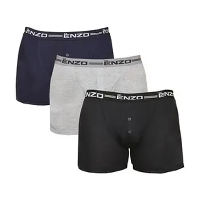 Enzo Pack of Three Men'sBoxer Shorts,Size-4XL