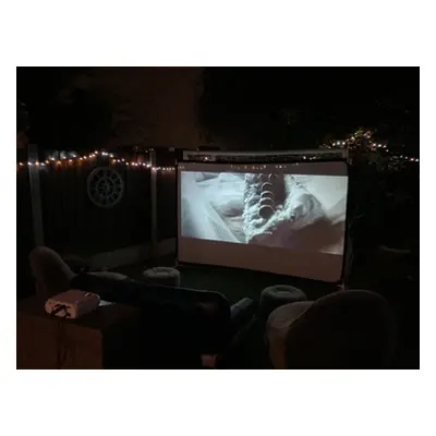 120 Inch Home movie package with seating for 6