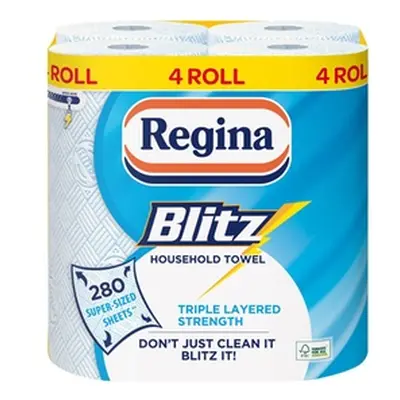 Regina Extra-Large Blitz Kitchen Towels, 4 Rolls