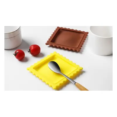 Silicon Spoon Rest for Kitchen Counter, Yellow,One