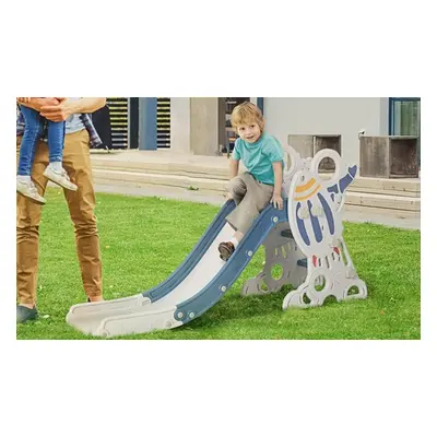 Kids Indoor Freestanding Slide, Grey