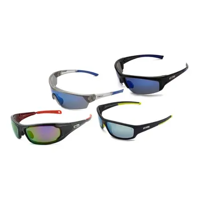 Storm Tech Performance Sports Sunglasses with Polarised Lenses, Wrap-Scorpius in Blue