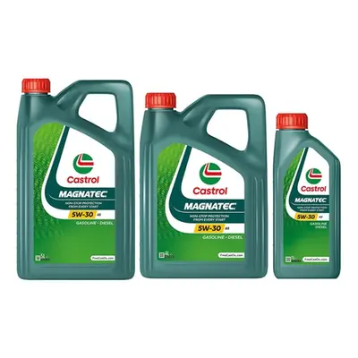 Castrol Magnatec Car Engine Oil for Petrol and Diesel Engines, 5W-30 C2,4L