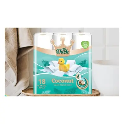 Little Duck 18-Pack Coconut Scented Toilet Tissue Rolls