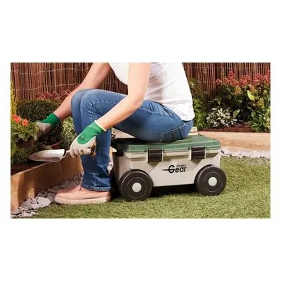 Garden Gear Rotating Seat with Tool Storage