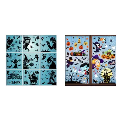 Halloween Electrostatic Window Decoration Paper, Colourful,9