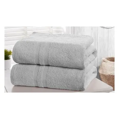 Two-Pieces of 500gsm Camden Bath Sheets, Blush