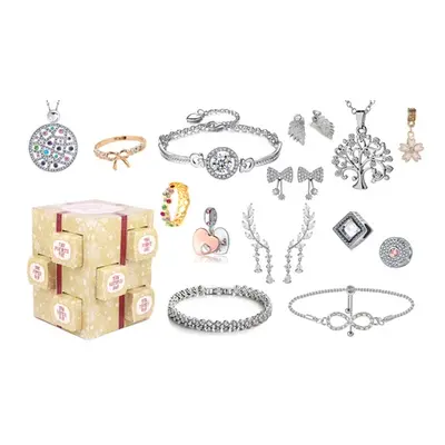 Eira Wen 12 Days of Jewellery Advent Gift Box with Swarovski® Crystals